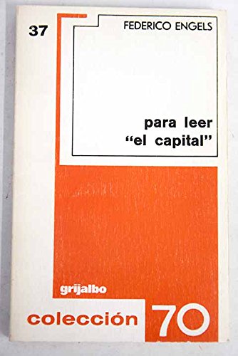 Stock image for Para leer El Capital for sale by Iridium_Books