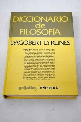 9788425313714: DICCIONARIO DE FILOSOFIA