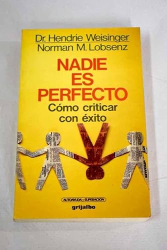 Imagen de archivo de Nadie Es Perfecto/Nobody's Perfect (Spanish Edition) a la venta por Discover Books