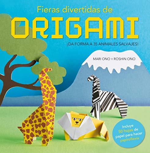 9788425347412: Fieras divertidas de origami: Da forma a 35 animales salvajes! (Ocio, entretenimiento y viajes)