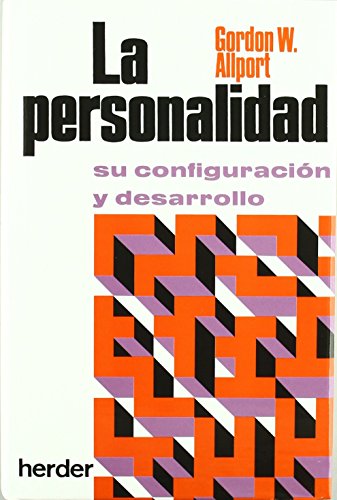 La personalidad: Su configuraciÃ³n y desarrollo (Spanish Edition) (9788425404214) by Allport, Gordon