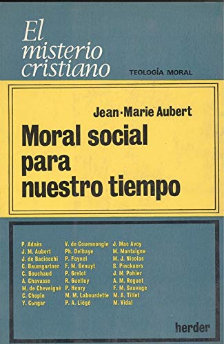 Imagen de archivo de MORAL SOCIAL PARA NUESTRO TIEMPO a la venta por Librera Races