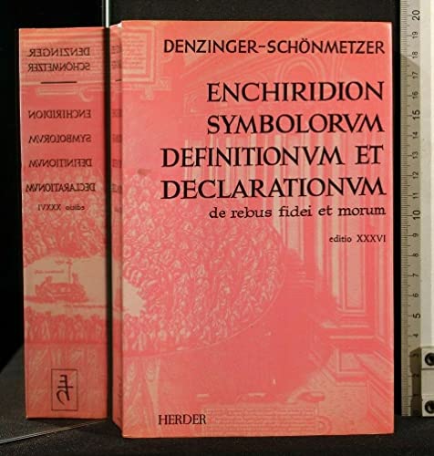9788425408656: Enchiridion symbolorum definitionum et declarationum de rebus fidei et morum