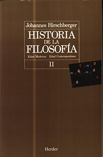 Historia de La Filosofía (dos tomos) - Johannes Hirchberger