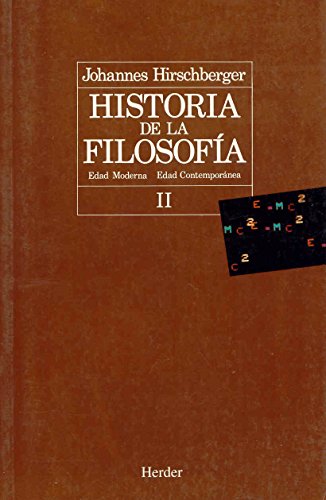9788425409189: Historia de La Filosofia - II - Edad Moderna (Spanish Edition)