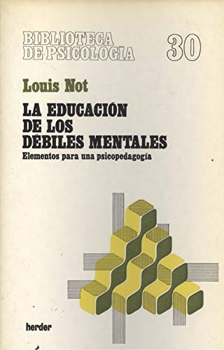 9788425410451: Educacion de los debiles mentales,la