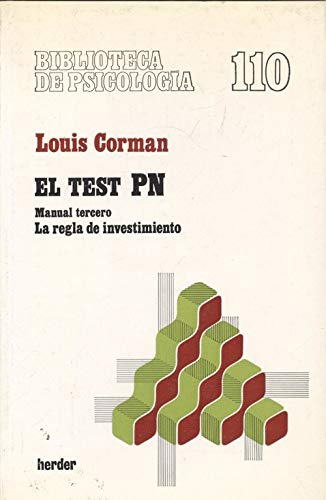 9788425412691: Test pn, el : manual tercero : la regla de investimiento