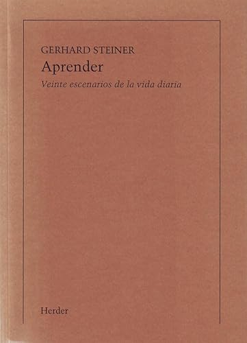 9788425417146: Aprender: Veinte escenarios de la vida diaria