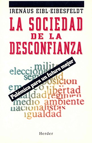 9788425419287: La sociedad de la desconfianza