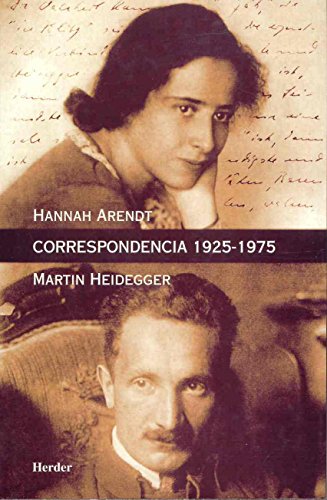 adp correspondencia 1925 1975 hannah arendt martin heideggerEd. 2000 - Arendt - Heidegger