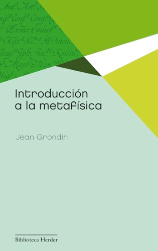 9788425428418: Introduccin a la metafsica (Biblioteca Herder)