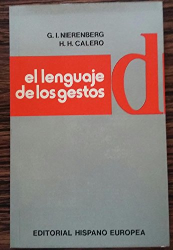 Stock image for El Lenguaje De Los Gestos for sale by RecicLibros