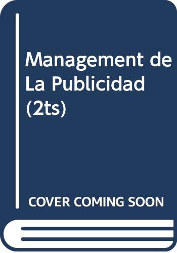 9788425506826: Management de La Publicidad (2ts) (Spanish Edition)