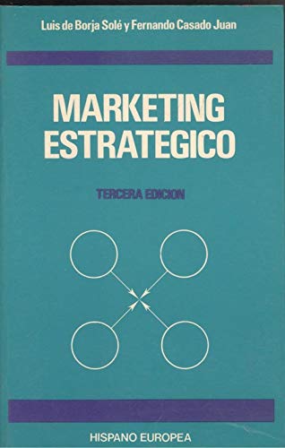 Imagen de archivo de Marketing Estrategico (Spanish Edition) a la venta por Iridium_Books