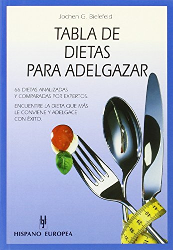 9788425514173: Tabla de dietas para adelgazar (Tablas de alimentos)