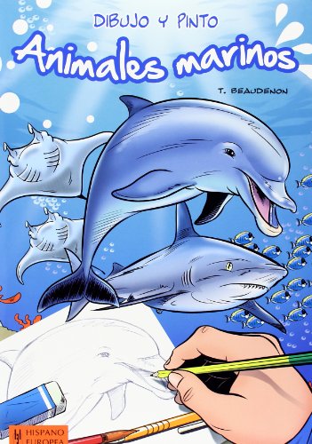 9788425520716: Dibujo y pinto animales marinos / I Draw and Paint Marine Animals