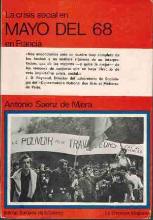Beispielbild fr La crisis social en mayo del 68 en Francia zum Verkauf von Vrtigo Libros