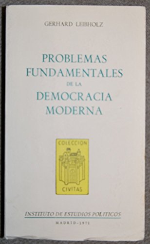 9788425901294: Problemas fundamentales de la democracia moderna