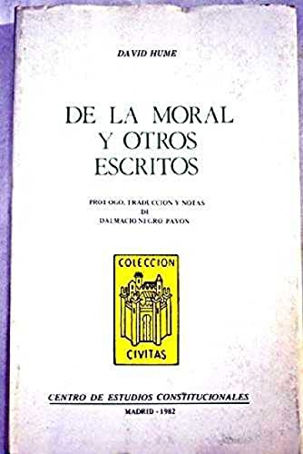 Imagen de archivo de De la moral y otros escritos a la venta por MARCIAL PONS LIBRERO