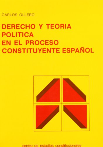 Stock image for Derecho y teora poltica en el proceso constituyente espaol for sale by AG Library
