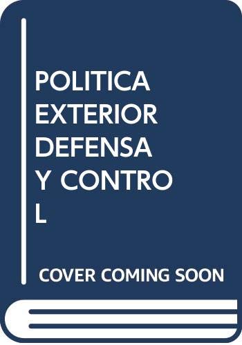 Stock image for Poltica exterior de defensa y control parlamentario for sale by Imosver