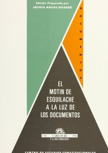 9788425907982: El Motín de Esquilache a la luz de los documentos (Spanish Edition)