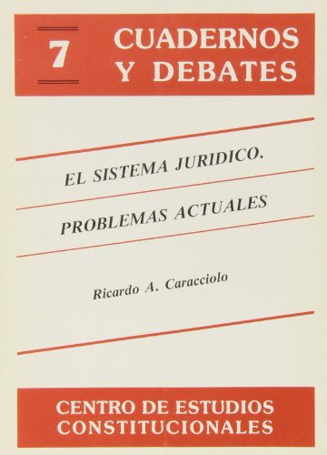 Beispielbild fr El sistema jurdico. Problemas actuales zum Verkauf von MARCIAL PONS LIBRERO