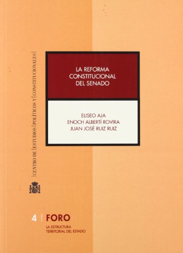 Imagen de archivo de La reforma constitucional del senado a la venta por MARCIAL PONS LIBRERO