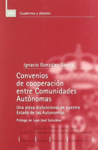 Convenios cooperac comunidades autononom - Gonzalez, Ignacio