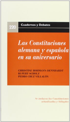 Imagen de archivo de Las Constituciones alemana y espaola en su aniversario a la venta por MARCIAL PONS LIBRERO