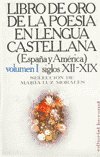 9788426109187: Libro de oro de la poesia en lengua castellana. Espaa y Amrica.