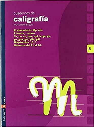 Beispielbild fr Cuaderno 5 de caligrafa Pauta Montessori zum Verkauf von Ammareal