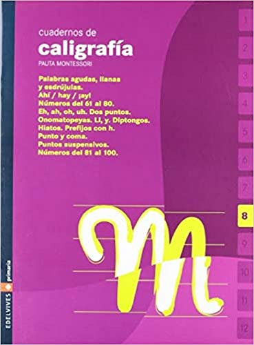 Stock image for Cuaderno 8 de Caligrafia Pauta Montessori for sale by Hamelyn