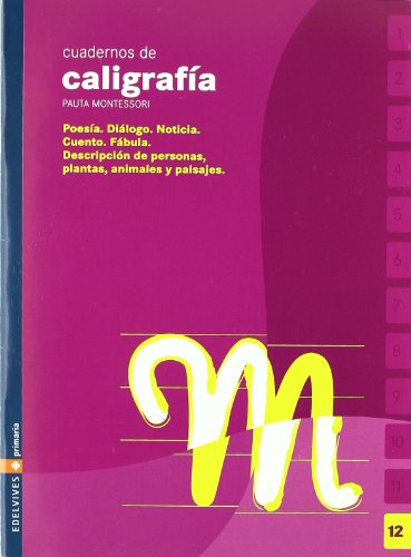 Beispielbild fr Cuaderno 12 de caligrafia Pauta Montessori zum Verkauf von Ammareal