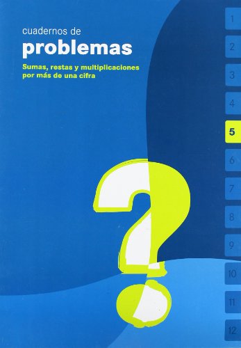 9788426358776: Cuaderno de problemas 5 Primaria (Sumas, restas y multiplicaciones por mas de una cifra)