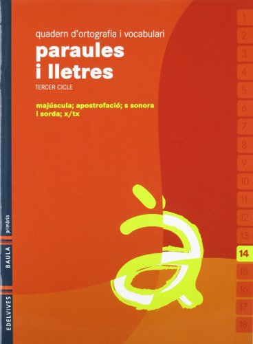 Stock image for Quadern 14 d`ortografia i vocabulari (Paraules i Lletres) for sale by Iridium_Books