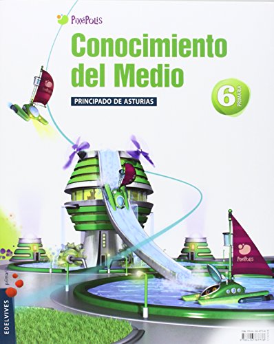 9788426387738: Pixepolis, conocimiento del medio, 6 Educacin Primaria (Asturias). 1, 2 y 3 trimestres