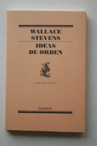 9788426418883: Ideas de orden (Poesa)