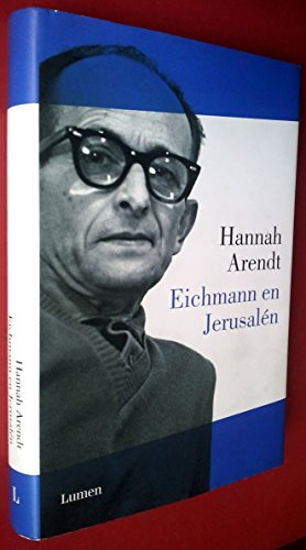 Eichmann en JerusalÃ©n (9788426421388) by Arendt, Hannah