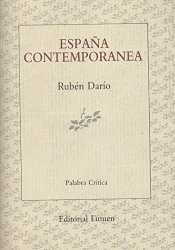 Imagen de archivo de Espaa contempornea. a la venta por Tarahumara Libros
