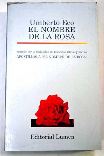 El Nombre De La Rosa (9788426426222) by Eco, Umberto