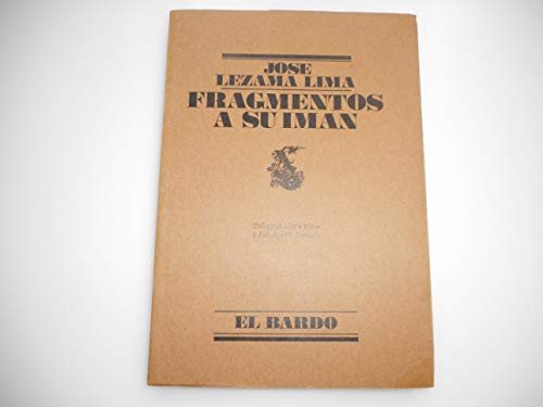 Imagen de archivo de Fragmentos a su ima n (El Bardo ; 131) (Spanish Edition) a la venta por ThriftBooks-Atlanta