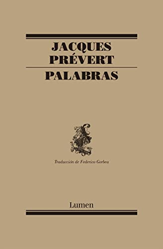 Palabras (Spanish Edition) (9788426427359) by PrÃ©vert, Jacques