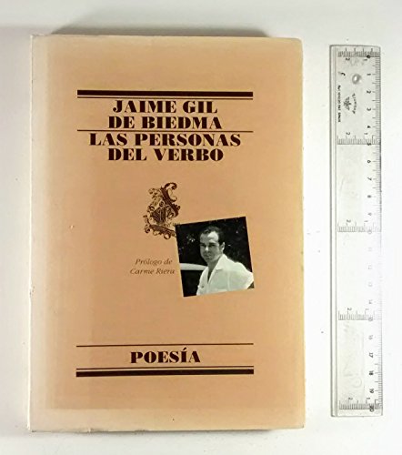 9788426428004: Las personas del verbo (POESIA)