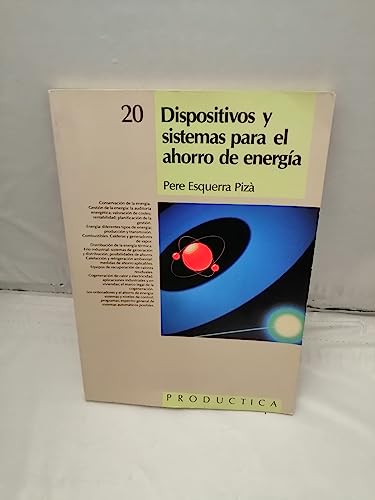 9788426707222: Dispositivos y Sistemas para Ahorro de Energa: 1 (PRODCTICA)