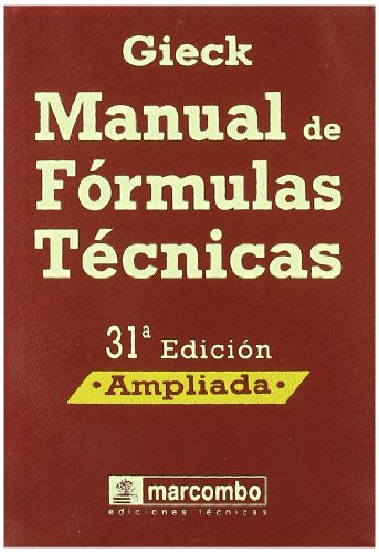 9788426714480: Manual de Formulas Tcnicas -31 Edicin
