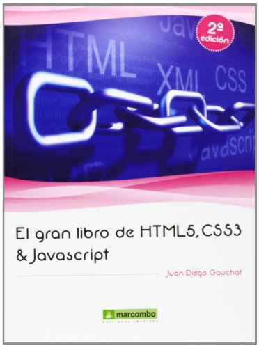 Imagen de archivo de El gran libro de HTML5, CSS3 y Javascript a la venta por medimops