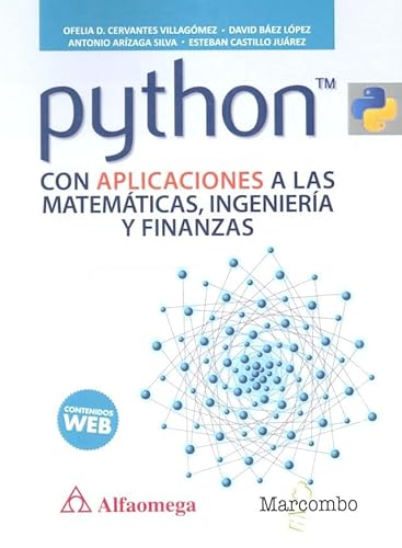 9788426725875: Python con aplicaciones a las matemticas, ingeniera y finanzas (ALFAOMEGA)