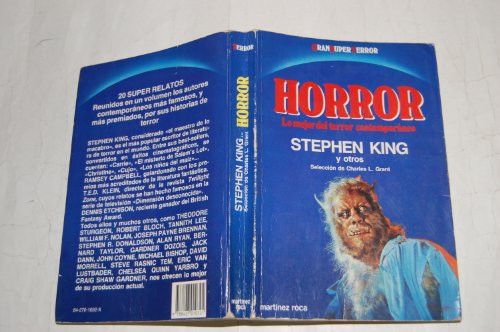 Imagen de archivo de Horror. lo mejor del terror contemporaneo a la venta por Mercado de Libros usados de Benimaclet