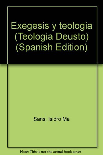 9788427109612: Exegesis y teología (Teología Deusto) (Spanish Edition)